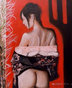 Studio per la cop. di un romanzo Qiu Xiaolong - La Ragazza che danzava per Mao.