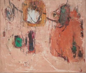 Erminio Maffioletti, Composizione su olio e tela (prima metà anni '60)