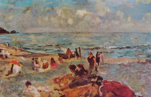 Emilio Gola, Spiaggia ad Alassio