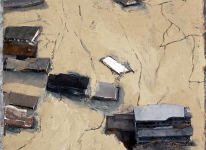 Velasco Vitali, Plymouth, 2012. Olio su tela, 230 x 180 cm