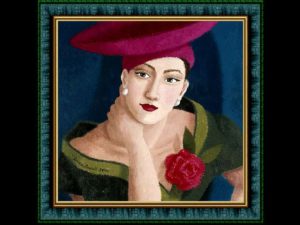 Ritratto di Ophelia Redpath, artista inglese contemporanea