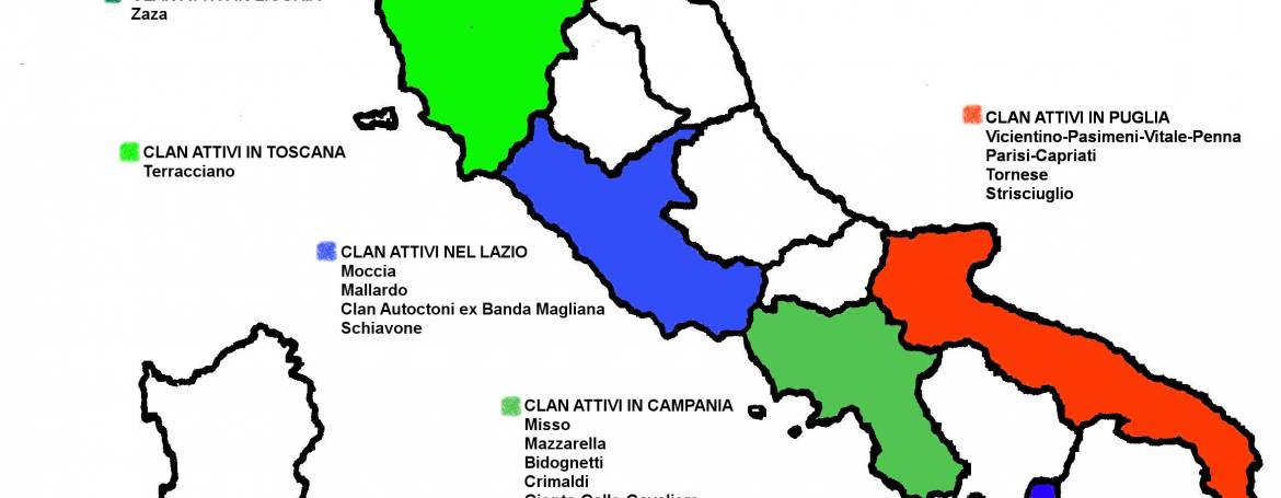 Mappa del gioco e dei clan