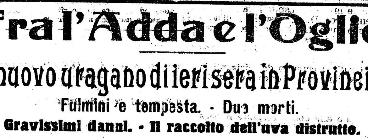 Uragani di inizio Novecento