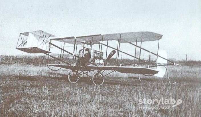 Minossi, il primo bergamasco in volo